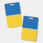 Badge Indicateur Ukraine personnalisé (Avant & arrière)