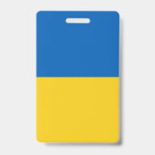 Badge Indicateur Ukraine personnalisé (Arrière)