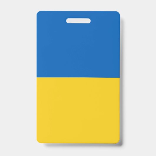Badge Indicateur Ukraine personnalisé (Avant)