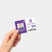 Badge Infirmière autorisée IN ID de l'employé médical de (Manuel / portable)