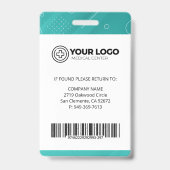 Badge Infirmière autorisée titulaire d'une licence perso (Arrière)