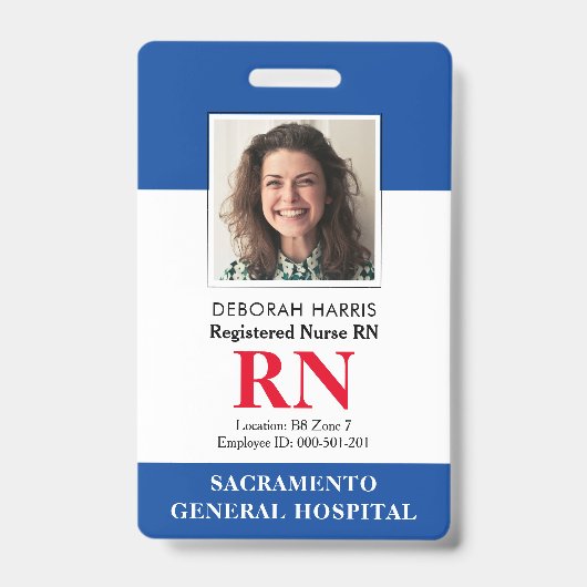 Badge Infirmière de la RN moderne (Avant)