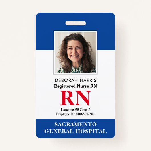 Badge Infirmière de la RN moderne (Devant)