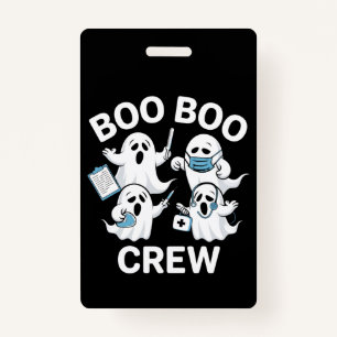 Badge Infirmière d'Halloween Cadeau Boo Boo Infirmière d