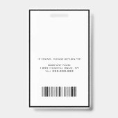 Badge Infirmière diplômée (Arrière)