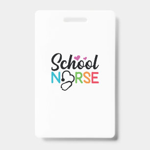 Badge Infirmière école-cadeau