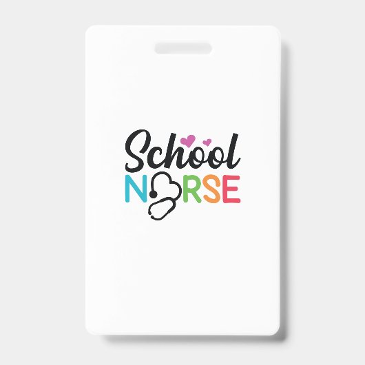 Badge Infirmière école-cadeau (Avant)