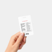 Badge Infirmière en hémodynamique (Manuel / portable)