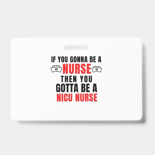 Badge infirmière en néonatalogie (Avant)