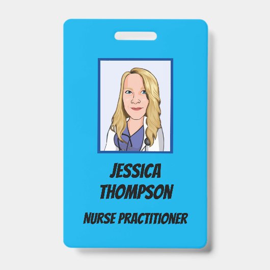 Badge Infirmière en télémédecine (Avant)