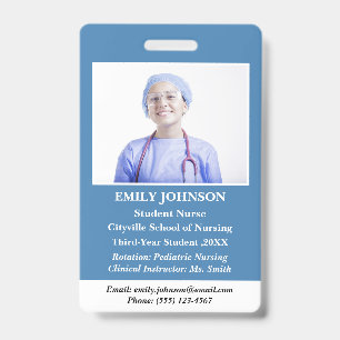 Badge Infirmière étudiante Personnaliser