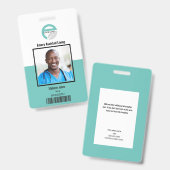 Badge Infirmière Infirmière Infirmière Infirmière Infirm (Front & Back)