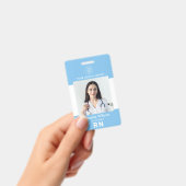 Badge Infirmière moderne ID Employé Médicale Insigne ble (Handheld)