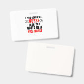 Badge Infirmière NICU (Recto et verso)