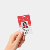 Badge Infirmière professionnelle - Infirmière (Manuel / portable)