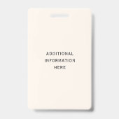 Badge Infirmière Retro OBGYN personnalisée (Dos)