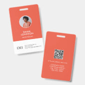 Badge Infirmière sur mesure Aide en santé Médicale ID ph (Recto et verso)