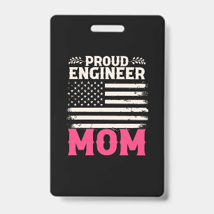 Badge Ingénieur Art Fière Ingénieur Maman