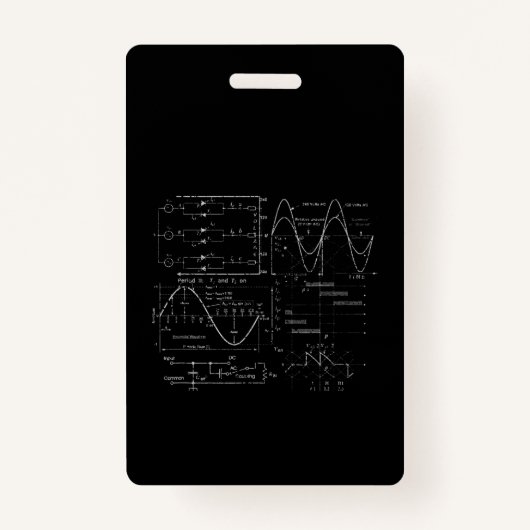 Badge Ingénieur électrique Cadeau unique (Devant)