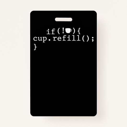 Badge Ingénieur logiciel de codage intelligent de rempli (Devant)