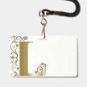 Badge initial.A (Avant avec lanière)