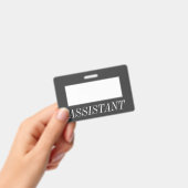 Badge Insigne "ASSISTANT" Glamour, Luxueux (Handheld)