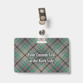 Badge Insigne Clan Craig Tartan (Dos avec clip)