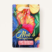 Badge Insigne d'accès VIP pour la fête d'anniversaire (Dos)