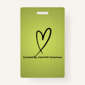 Badge Insigne d'allergie aux arachides (Dos)