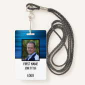 Badge Insigne de bureau général (Devant avec lanière)