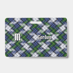 Badge Insigne de Clan Gordon en tartan de robe