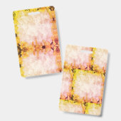 Badge Insigne de conception marbré id bobine infirmière  (Avant & arrière)