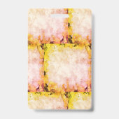 Badge Insigne de conception marbré id bobine infirmière  (Arrière)