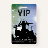 Badge Insigne de concert personnalisé VIP All Access (Devant)