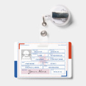 Badge Insigne de consultant (Arrière avec rétractable)