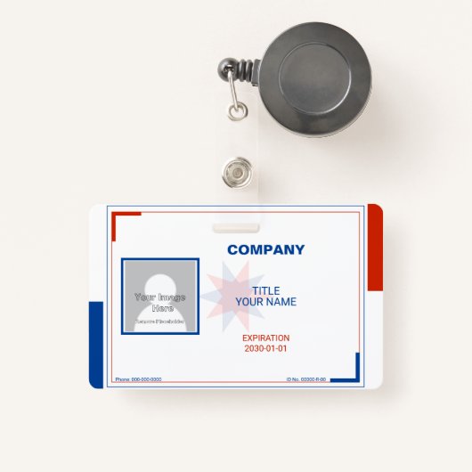 Badge Insigne de consultant (Front with Retractable)