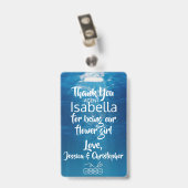 Badge Insigne de fille de la patrouille pétale (Dos avec clip)