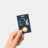 Badge Insigne de l'agent secret du FBI (Manuel / portable)