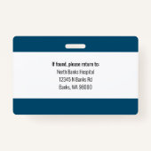 Badge Insigne de l'installation Médicale (Dos)