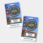 Badge insigne de membre (Avant & arrière)