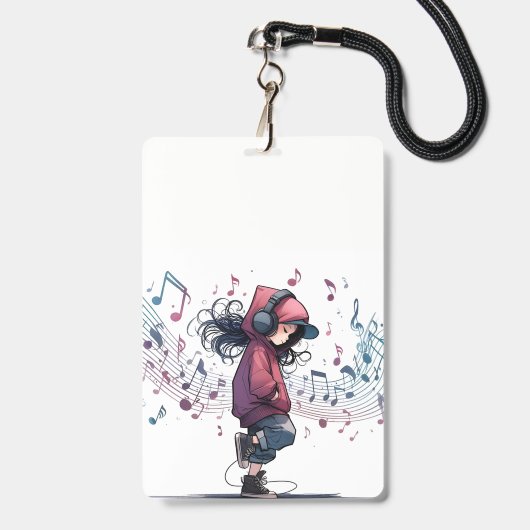 Badge insigne de musique (Avant avec lanière)