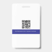 Badge Insigne de nom Assurance de base ou immobilier (Dos)