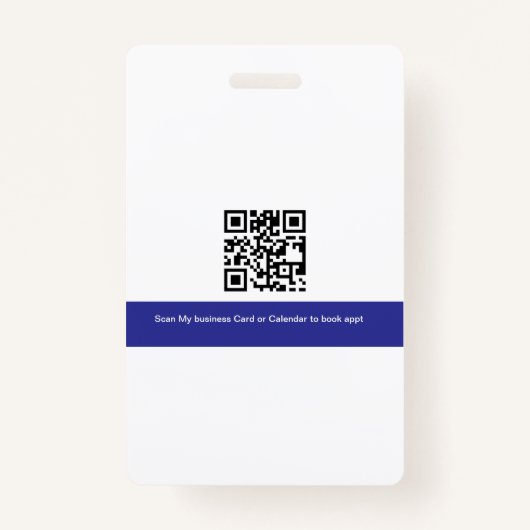 Badge Insigne de nom Assurance de base ou immobilier (Dos)
