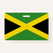 Badge Insigne de nom avec drapeau de la Jamaïque (Dos)