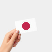 Badge Insigne de nom avec drapeau du Japon (Manuel / portable)
