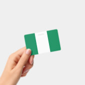 Badge Insigne de nom avec drapeau du Nigeria (Manuel / portable)