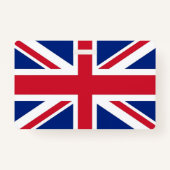 Badge Insigne de nom avec drapeau du Royaume-Uni (Dos)