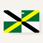 Badge Insigne de nom avec le drapeau de Monterey City (Dos)