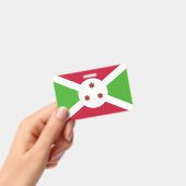 Badge Insigne de nom avec le drapeau du Burundi (Manuel / portable)