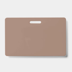 Badge Insigne de nom Brown Terre moderne